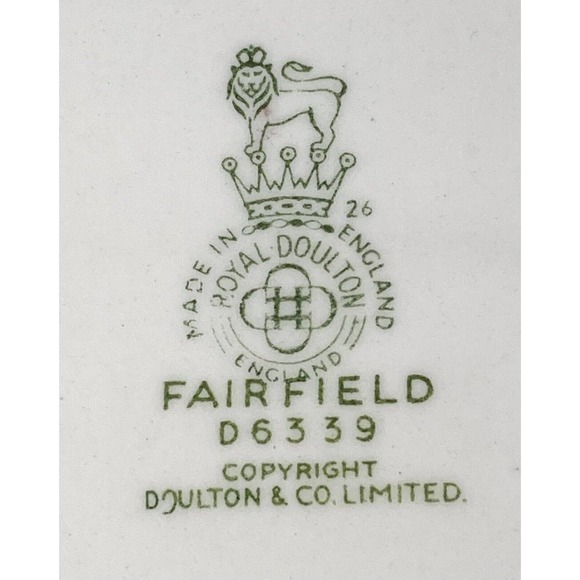 Royal Doulton FAIRFIELD, Large Oval Serving Platter, 15 1/4” England D6339 - Picture 4 of 4